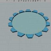 123D Design Circular Pattern Gear