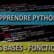Apprendre Python Les Bases 16 Les Fonctions