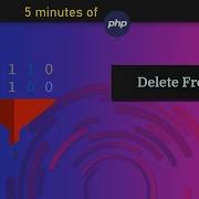 Delete Record From The Table PHP OOP In 5 Minutes