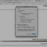 Improved Viewport Crop Editing