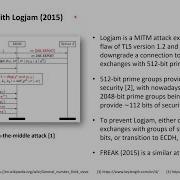 TLS Essentials 19 Attacking TLS With Logjam