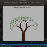 Beautiful Tree Drawing Using Recursion And Python Turtle