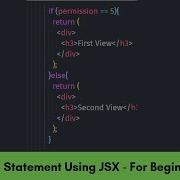 If And Else Statement In JSX React For Beginners 16