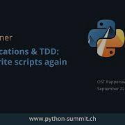 Peter Bittner CLI Applications TDD Never Write Scripts Again SPS22