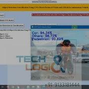 Object Detection Classification Using CNN Based Fusion Of Vision And LIDAR