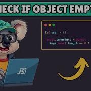 How To Check If An Object Is Empty In Javascript