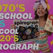 1970 S Original Spirograph Throwback Vs 2020 S Spirograph Scratch Simmer Old School Vs New Cool
