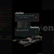 Senior VS Junior Developer Html Css Javascript Devloper