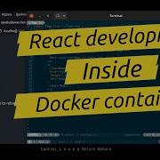 React JavaScript Development Inside Docker Container