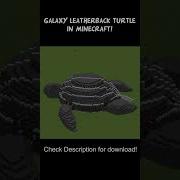 I Build Galaxy Turtle In Minecraft Fast Version
