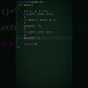 119 C Language Tutorial C Pattern Programs Shorts Coding