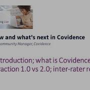 Part 1 Introduction What Is Covidence Data Extraction 1 0 Vs 2 0 Inter Rater Reliability