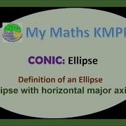Conics Ellipse With Horizontal Major Axis