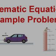 Solving Kinematics Problems In Physics 1D Motion