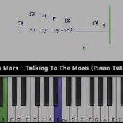Bruno Mars Talking To The Moon Piano Tutorial