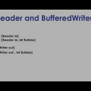 BufferedReader And BufferedWriter Classes In Java