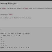 Sum Of Subarray Ranges Problem PHP Solution Leetcode Weekly 271