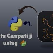 Created Lord Ganesha Using Python Code Ganpati Ji With Turtle Graphics Devotion Coding