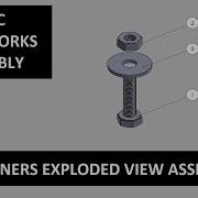 РАЗОБРАННЫЙ ВИД СБОРКИ Базовый чертеж сборки SolidWorks в разобранном виде