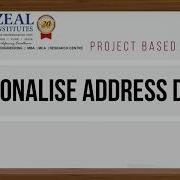 Personalise Address Diary Using Python