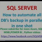Автоматизация резервного копирования баз данных SQL одним действием Планирование резервного коп
