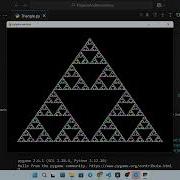Sierpinski Triangle In Pygame Python Fractal Animation