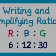 Writing And Simplifying A Ratio GCSE Maths