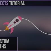 After Effects Tutorial Animate Any Object Or Text Along A Custom Path