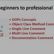 42 23 Java Beginners To Professionals OOPs Concepts Object Class Method Constructor