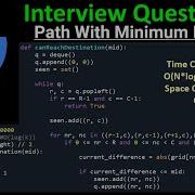 Path With Minimum Effort BFS DFS