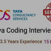 TCS Java Coding Interview Java Developer Interview In TCS Experience