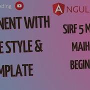 Template Url Angular Component With Inline Style Template Angular Template Vs Templateurl 5