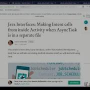 Java Interfaces Listeners Activity Using AsyncTask In A Separate File