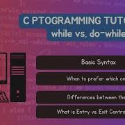 Lecture 24 C Programming While Vs Do While Loop