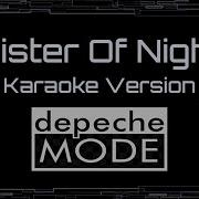 Depeche Mode Sister Of Night CC Karaoke Instrumental UVR
