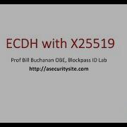 ECDH Elliptic Curve Diffie Hellman With X25519