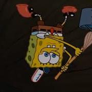 Spongebob Cleans The Ceiling