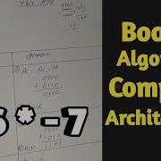 Multiply 6 7 Using Booth S Algorithm Computer Architecture BE Computer 4th Sem