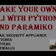 Make Your Own CLI With Python Paramiko How To SSH Using Python Into Any Networking Device CISCO