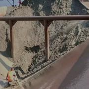 Barge Unloading 4500 Tonnes Of Phosphate Ore Full Length Video Empty Barge