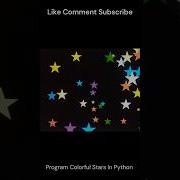 Colorful Stars Using Python Python Basic Concept Of Turtle Python Shorts Video Shorts Viral