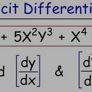 Implicit Differentiation Find The First Second Derivatives