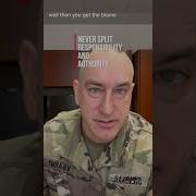 Never Split Responsibility And Authority