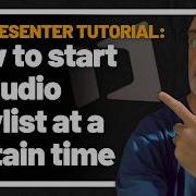 ProPresenter Tutorial How To Start An Audio Playlist At A Certain Time