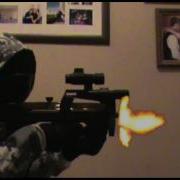 Machine Gun Muzzle Flash Test