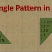 Pattern In Java Triangle Pattern Pattern By Using Nested Loop Java Pattern