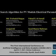 Backtracking Search Algorithm For PV Module Electrical Parameter Estimation