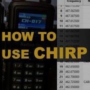 Как запрограммировать GMRS радиостанции с помощью Chirp пошаговая инструкция