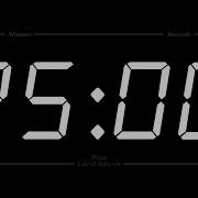 25 MINUTE TIMER ALARM Full HD COUNTDOWN