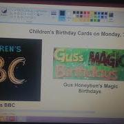 Children S Birthday Cards On Monday 7th November 1988